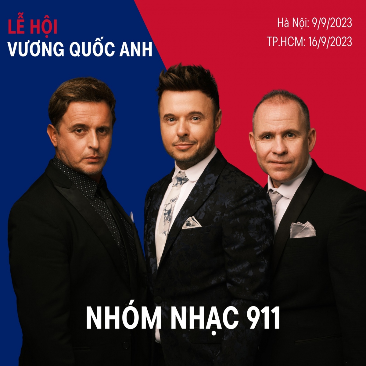 Legendary boyband 911 to perform at UK Festivals in Vietnam